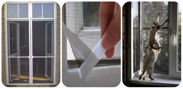 Окна нужны защитить специальные сетчатые конструкции